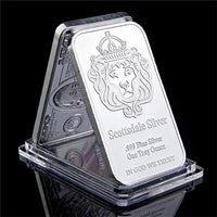 1 Troy Ounce Silver Bar with Display Case Collectible