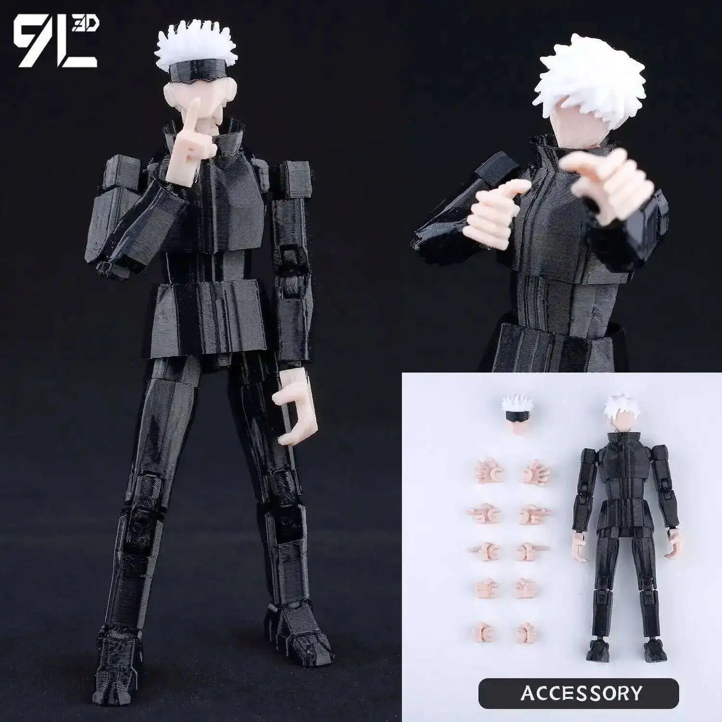 Poseable Anime Figure 3D Multi-Jointed Action Model Toy