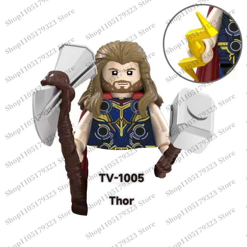 Superhero Building Block Figures Mini Brick Toys