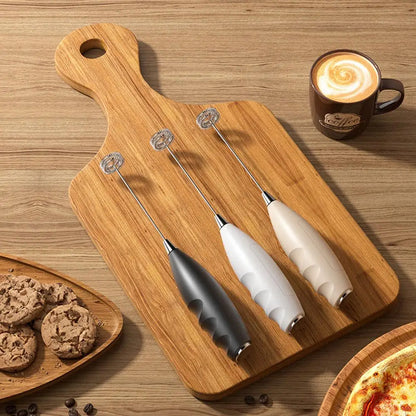 Electric Milk Frother Handheld Battery Powered Coffee Whisk