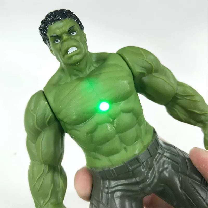 Superhero Action Figure 17cm Luminous Collectible Model Toy