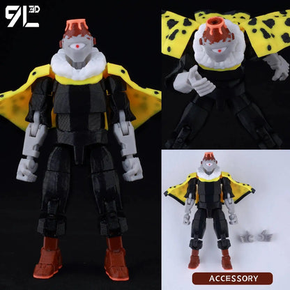 Poseable Anime Figure 3D Multi-Jointed Action Model Toy