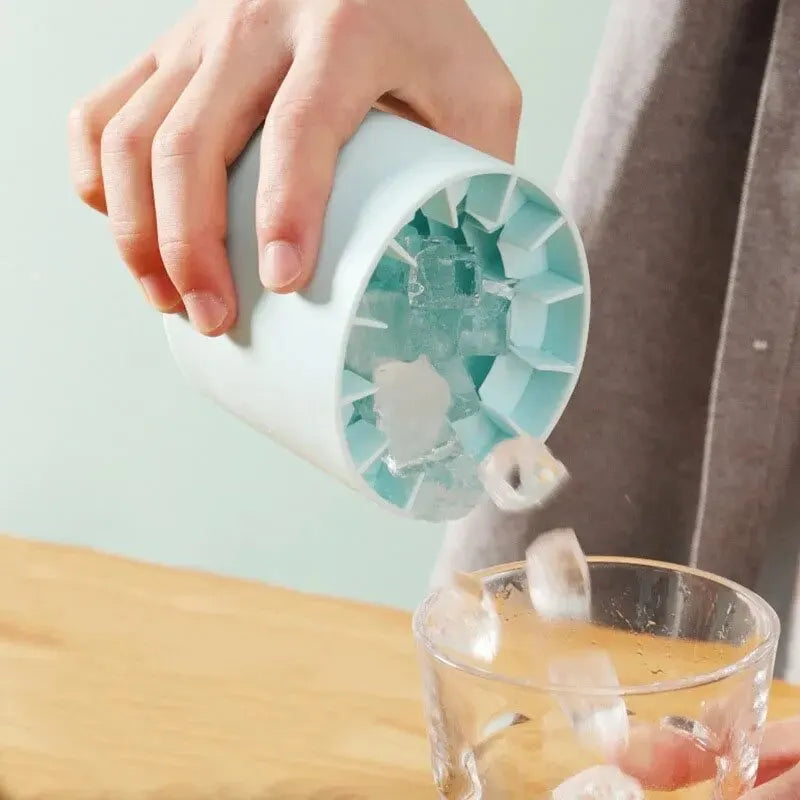 Silicone Ice Cube Mold Round DIY Ice Maker Cup