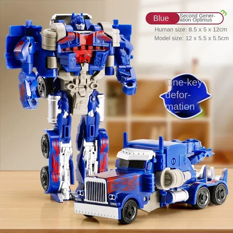 Transforming Robot Car Toy One Step Conversion Vehicle