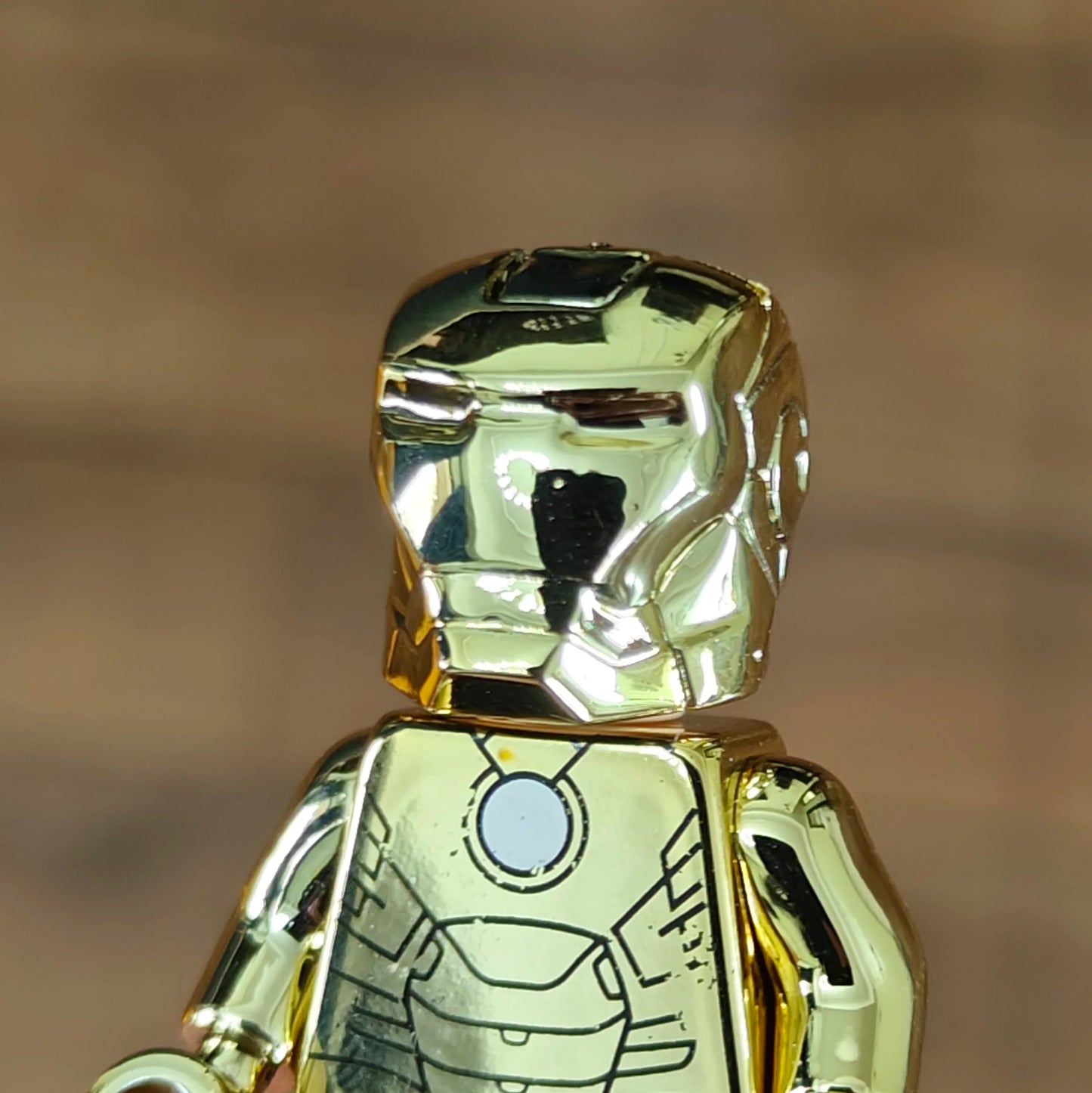 Mr Gold Building Block Figure Chrome Gold Minifigure