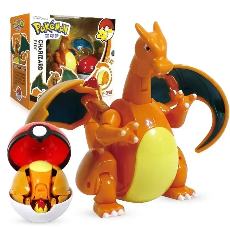 Pokémon Figure Toy Deform Poke ball Action Figure Set