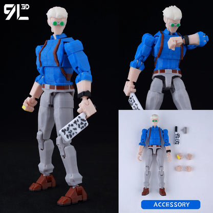 Titan 13 Action Figure 14cm Poseable Robot Model