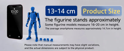 Poseable Anime Figure 3D Multi-Jointed Action Model Toy