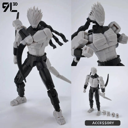Poseable Anime Figure 3D Multi-Jointed Action Model Toy