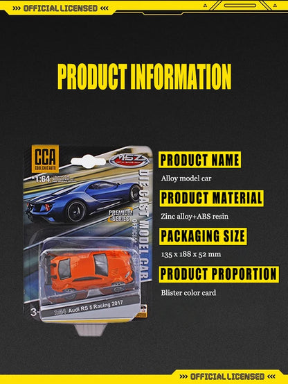 Diecast Model Car 1:64 Scale Alloy Mini Collectible Car