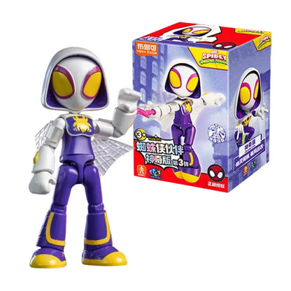 Assembly Action Figure 12cm Blind Box Building Block Toy Model