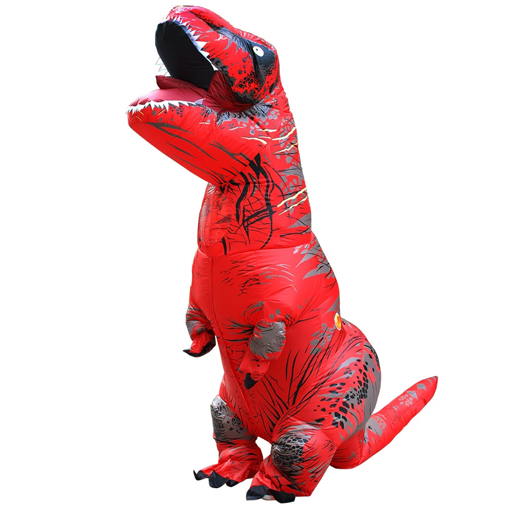 Inflatable T-Rex Costume Funny Dinosaur Halloween Suit