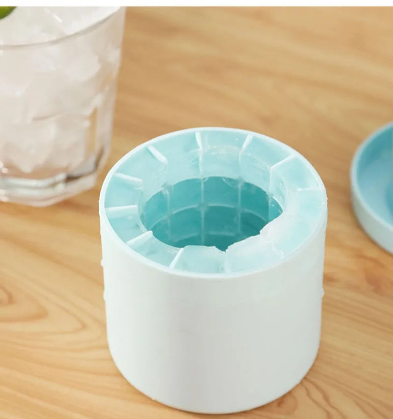 Silicone Ice Cube Mold Round DIY Ice Maker Cup