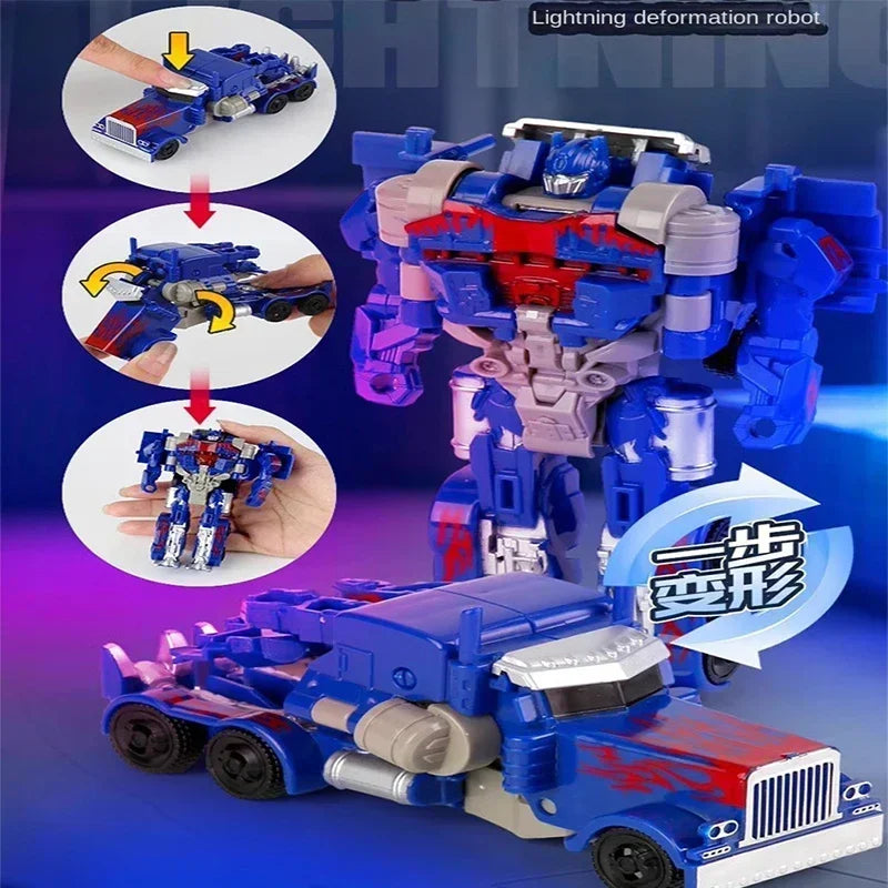 Transforming Robot Car Toy One Step Conversion Vehicle
