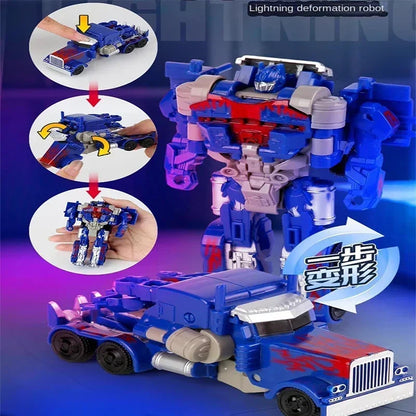 Transforming Robot Car Toy One Step Conversion Vehicle