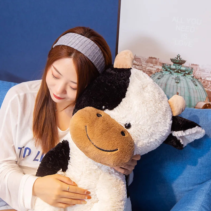 Cow Plush Toy – Huggable Stuffed Cow Pillow for Kids