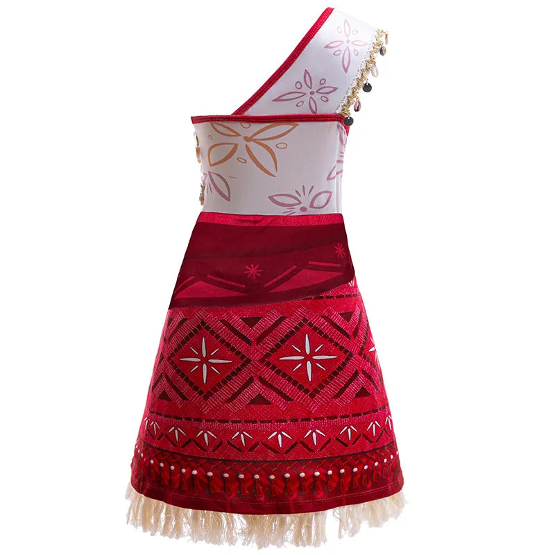 Moana 2 Dress for Girls Princess Costume with Accessories