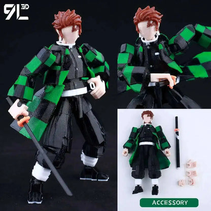 Poseable Anime Figure 3D Multi-Jointed Action Model Toy