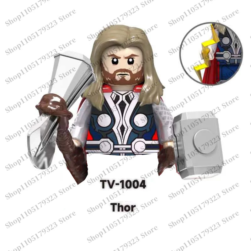 Superhero Building Block Figures Mini Brick Toys