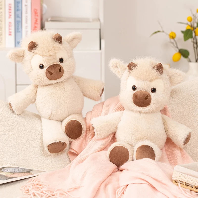 Highland Cow Plush Toy Soft Fluffy Stuffed Toy