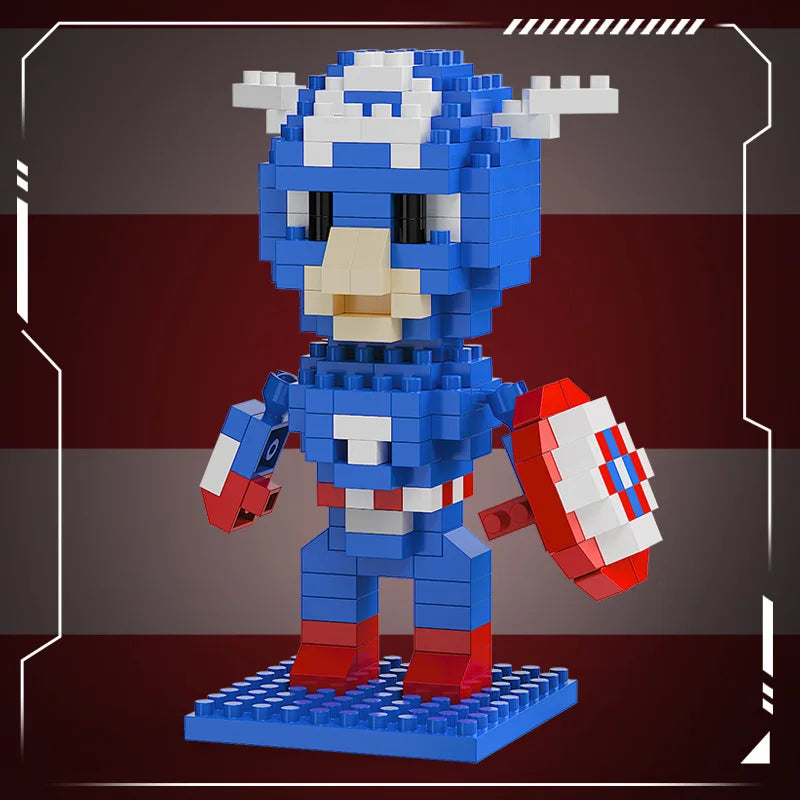 Marvel Building Block Figures Micro Superhero Toys
