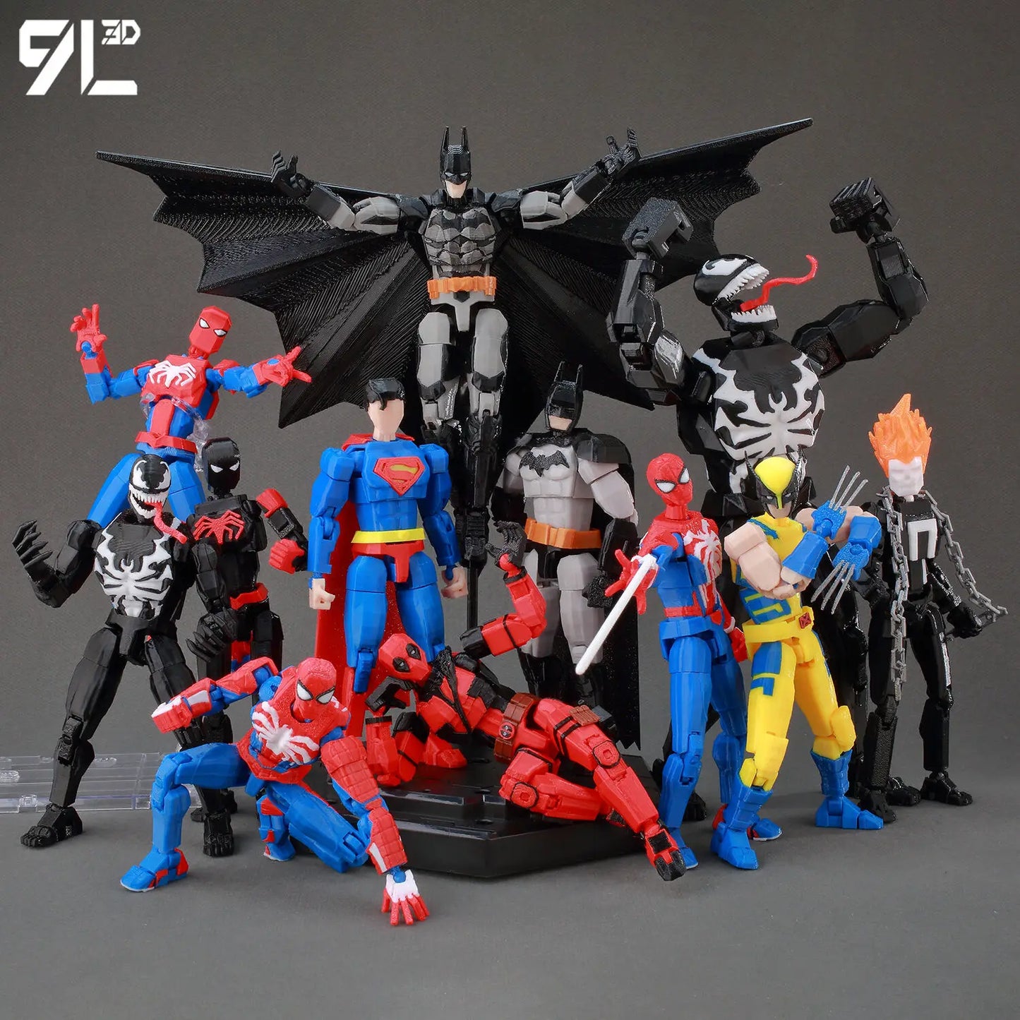 Poseable Anime Figure 3D Multi-Jointed Action Model Toy