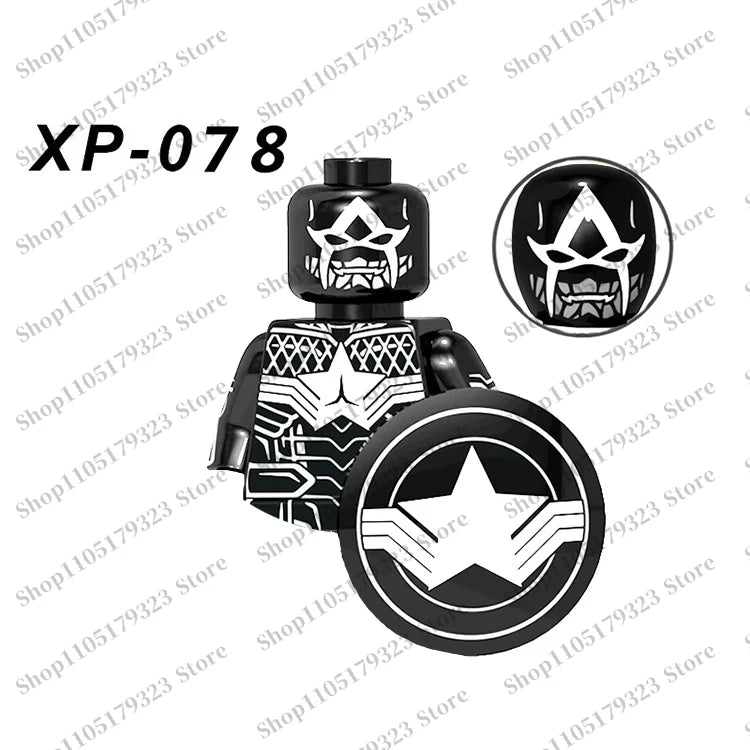 Superhero Building Block Figures Mini Brick Toys