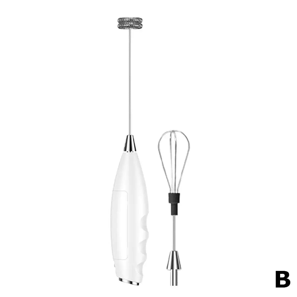Electric Milk Frother Handheld Battery Powered Coffee Whisk