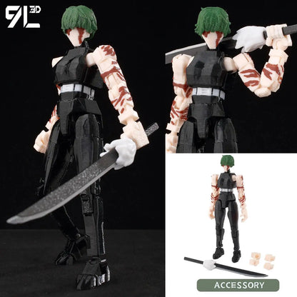 Poseable Anime Figure 3D Multi-Jointed Action Model Toy
