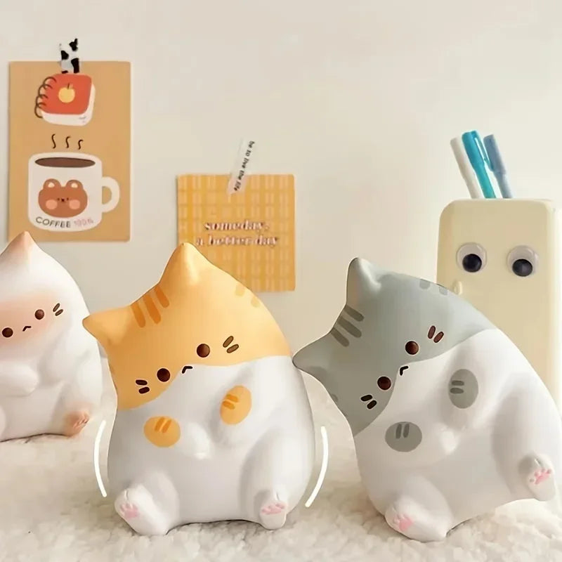 Cat Squishy Toy Soft Slow Rebound Squeeze Fidget Ball