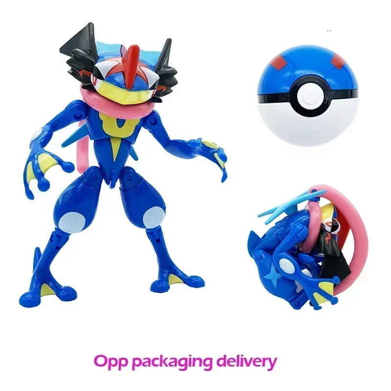 Pokémon Figure Toy Deform Poke ball Action Figure Set