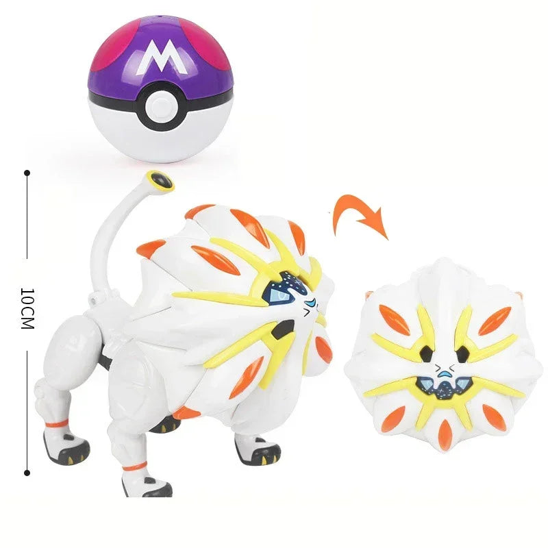 Pokémon Figure Toy Deform Poke ball Action Figure Set