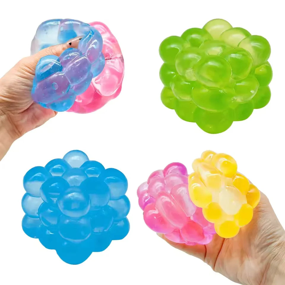 Stress Relief Squeeze Toy – 3D Sensory Decompression Cube