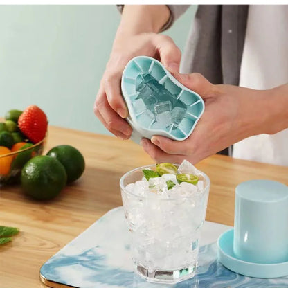 Silicone Ice Cube Mold Round DIY Ice Maker Cup