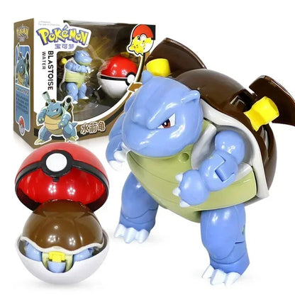 Pokémon Figure Toy Deform Poke ball Action Figure Set
