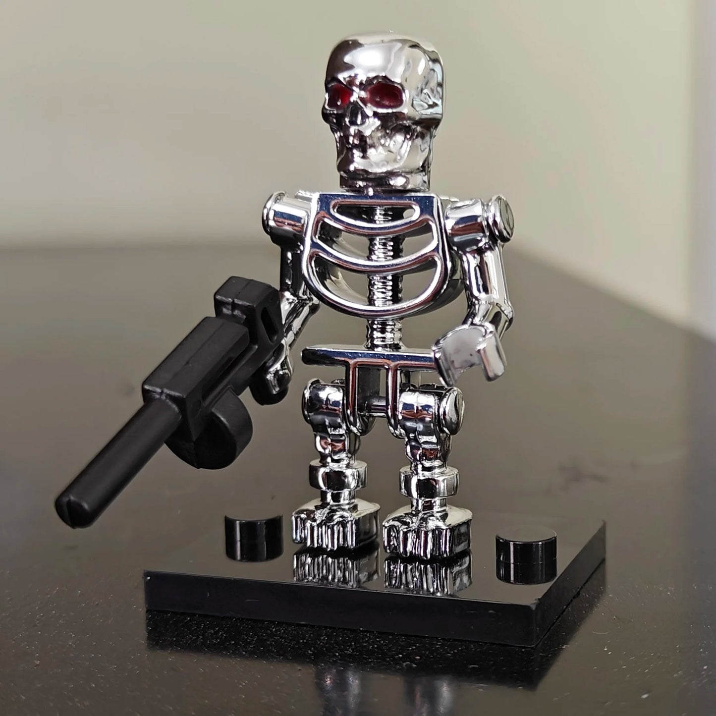 Mr Gold Building Block Figure Chrome Gold Minifigure
