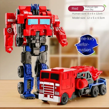 Transforming Robot Car Toy One Step Conversion Vehicle