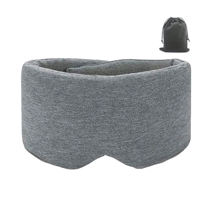 Blackout Sleep Mask – Cotton Eye Cover for Side Sleepers