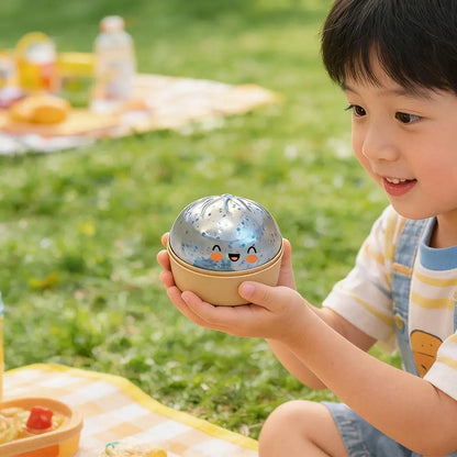 Dumpling Squeeze Toy – Soft Squishy Fidget Toy with Steamer