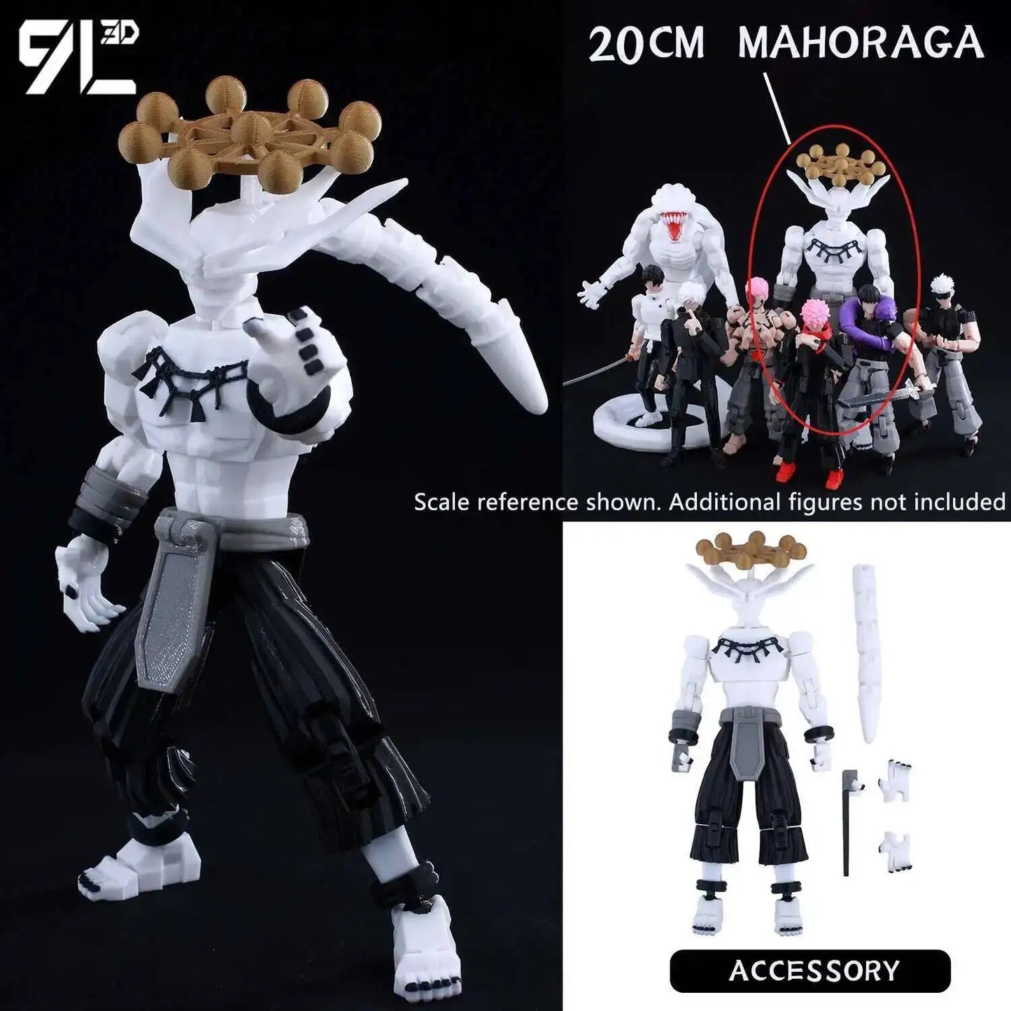 Poseable Anime Figure 3D Multi-Jointed Action Model Toy