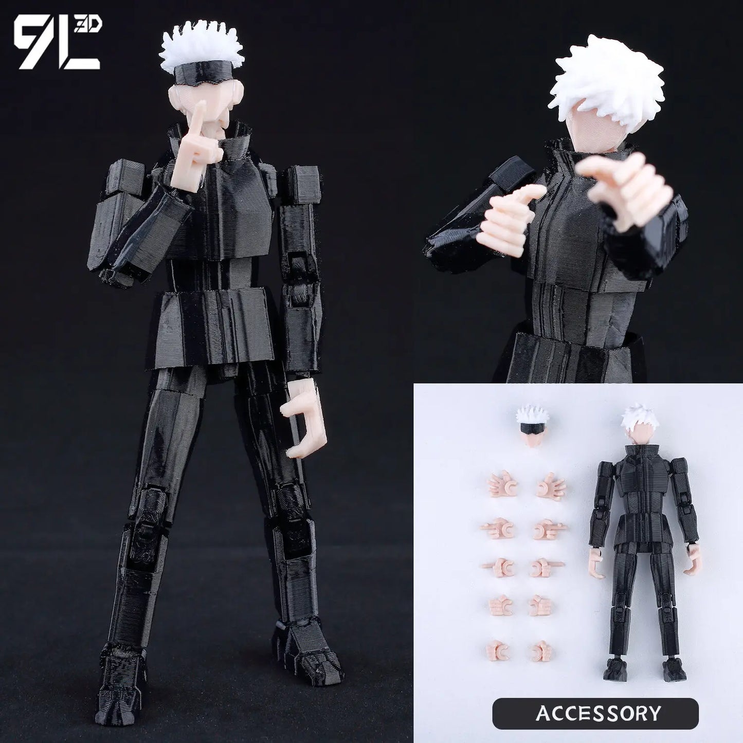 Titan 13 Action Figure 14cm Poseable Robot Model