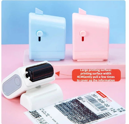 Privacy Protection Stamp Roller for Covering Personal Information