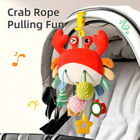 Baby Crib Hanging Toy Pull String Sensory Pendant