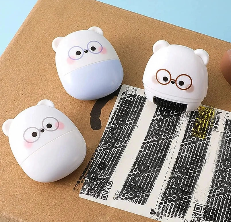 Privacy Protection Stamp Roller for Covering Personal Information