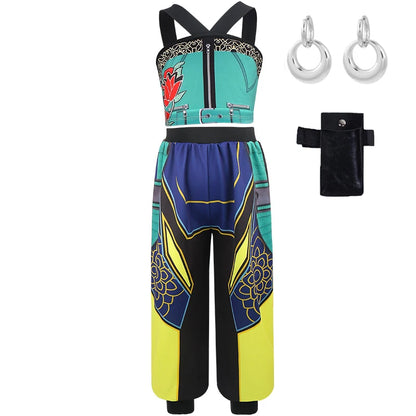Girls Cosplay Costume Set 3PCS Kids Carnival Party Outfit