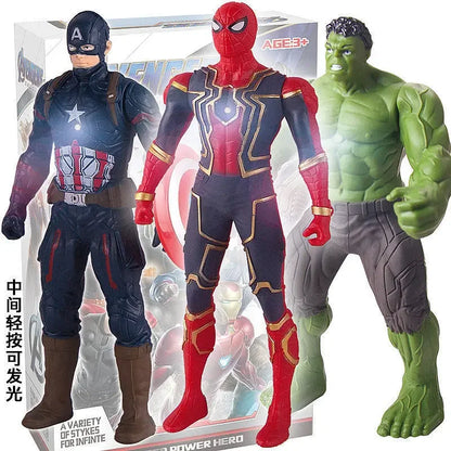 Superhero Action Figure 17cm Luminous Collectible Model Toy