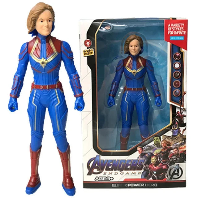 Superhero Action Figure 17cm Luminous Collectible Model Toy