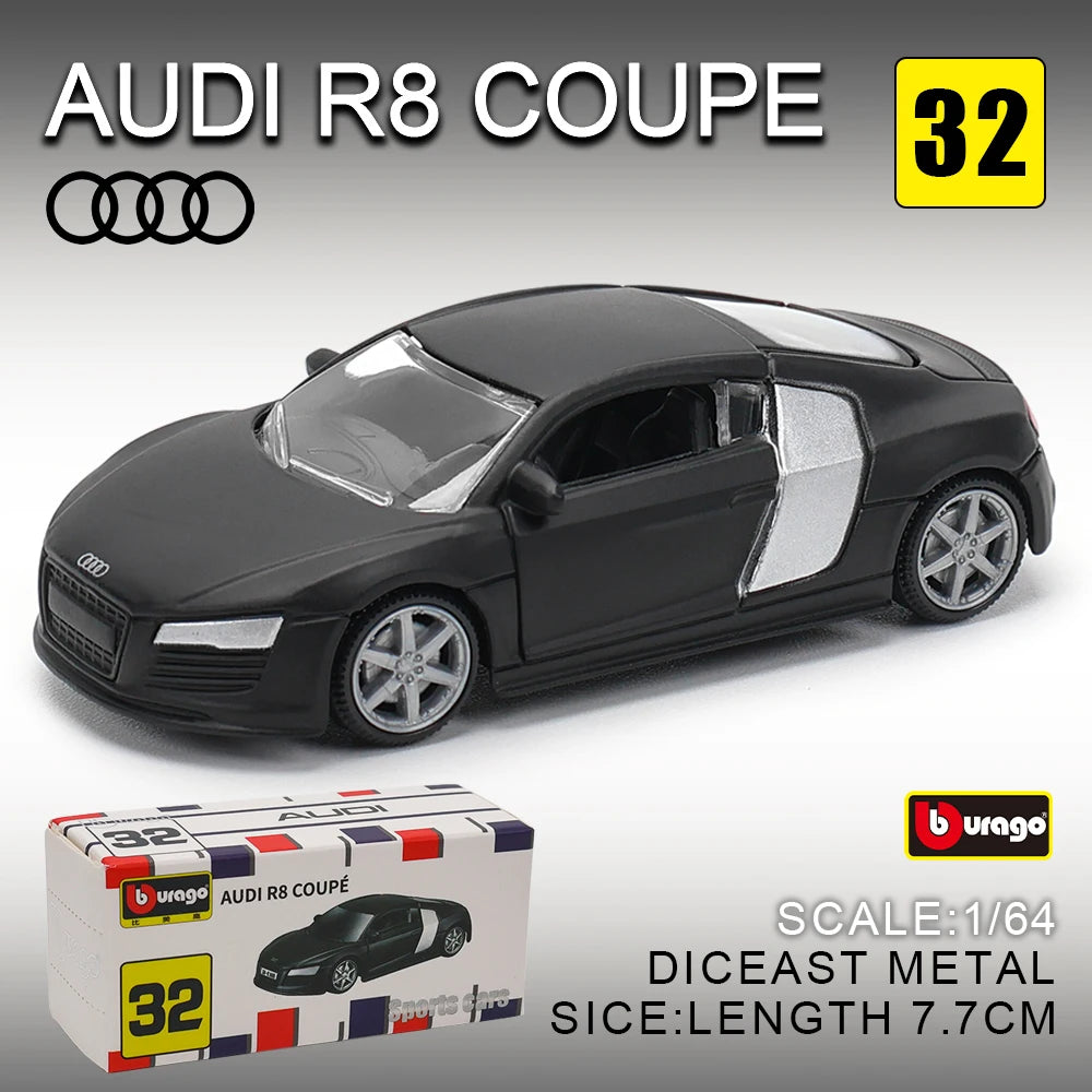 1:64 Diecast Car Model – Alloy Pull Back Collectible Toy