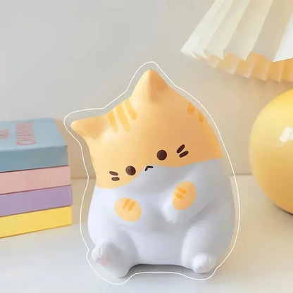 Cat Squishy Toy Soft Slow Rebound Squeeze Fidget Ball