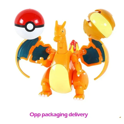 Pokémon Figure Toy Deform Poke ball Action Figure Set